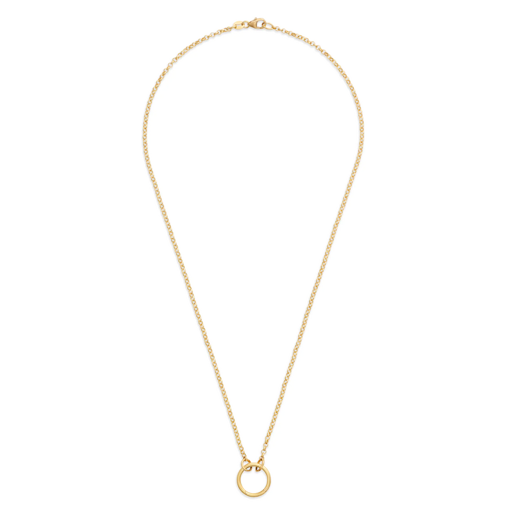 18K Yellow Gold Belcher | Small Belcher Open Chain with Medium Annex Link | 18K Yellow Gold – FoundRae view 3