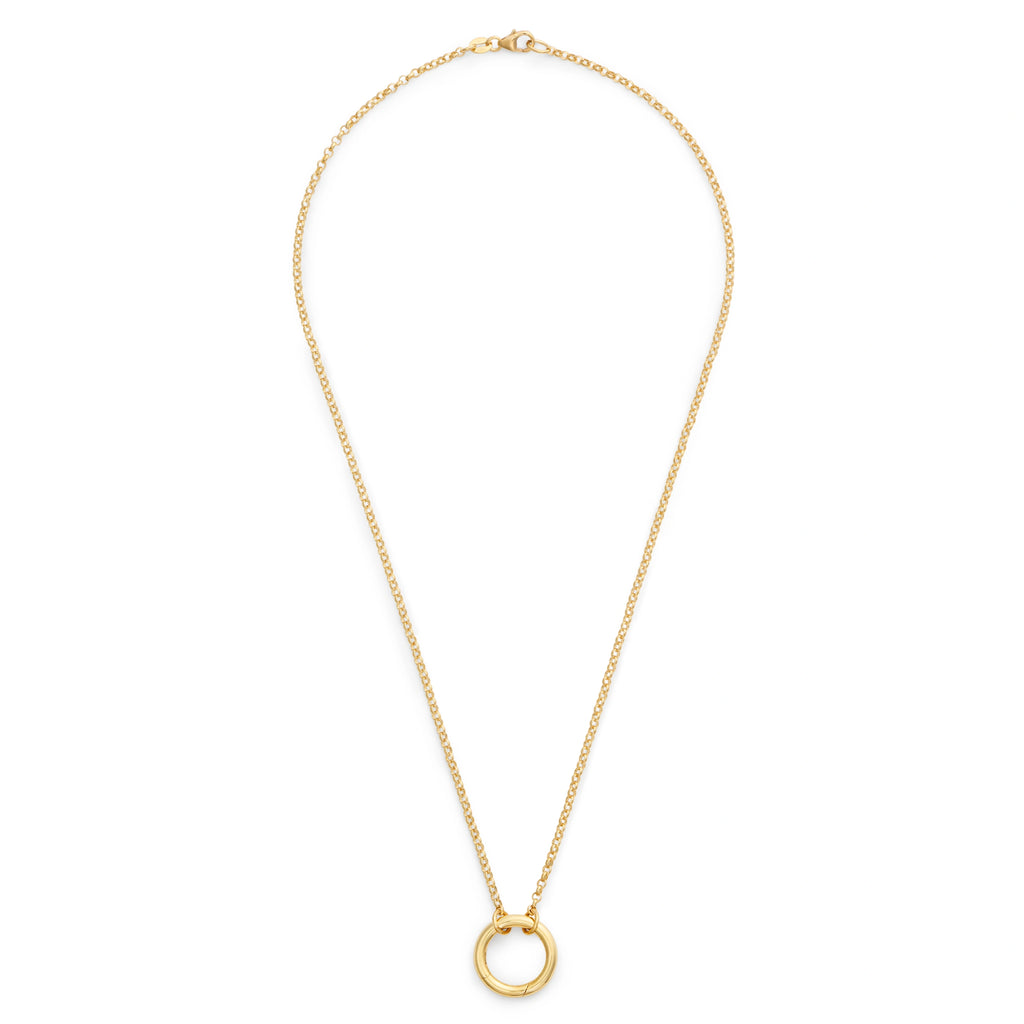 18K Yellow Gold Belcher | Small Belcher Open Chain with Medium Annex Link | Yellow Gold – FoundRae view 3