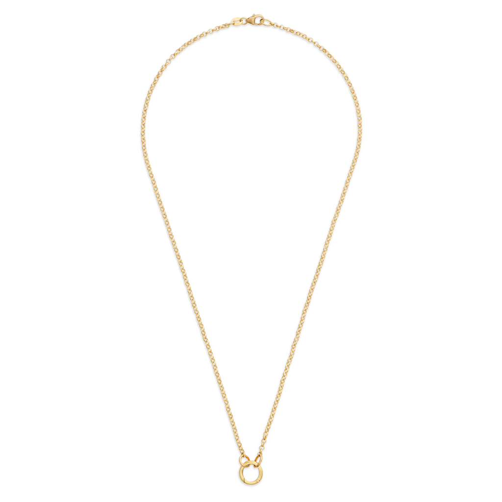 18K Yellow Gold Belcher | Small Belcher Open Chain with Small Annex Link | 18K Yellow Gold – FoundRae view 3