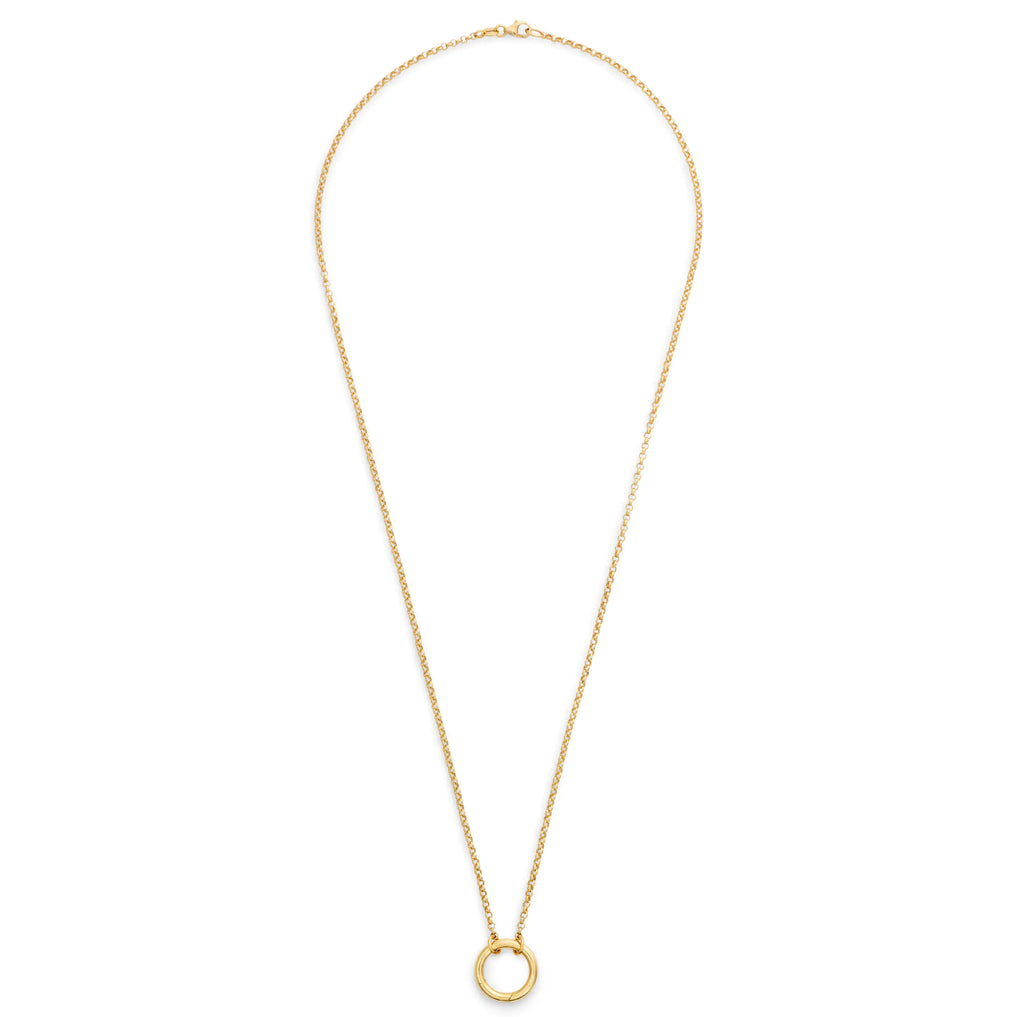 18K Yellow Gold Belcher | Small Belcher Open Chain with Small Annex Link | 18K Yellow Gold – FoundRae view 3