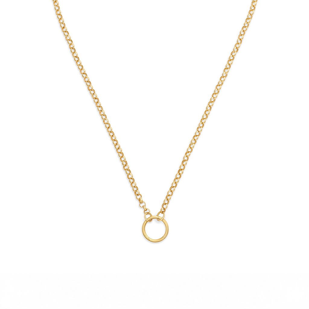 Belcher | Medium Belcher Open Chain with Medium Annex Link | 18K Yellow Gold view 1