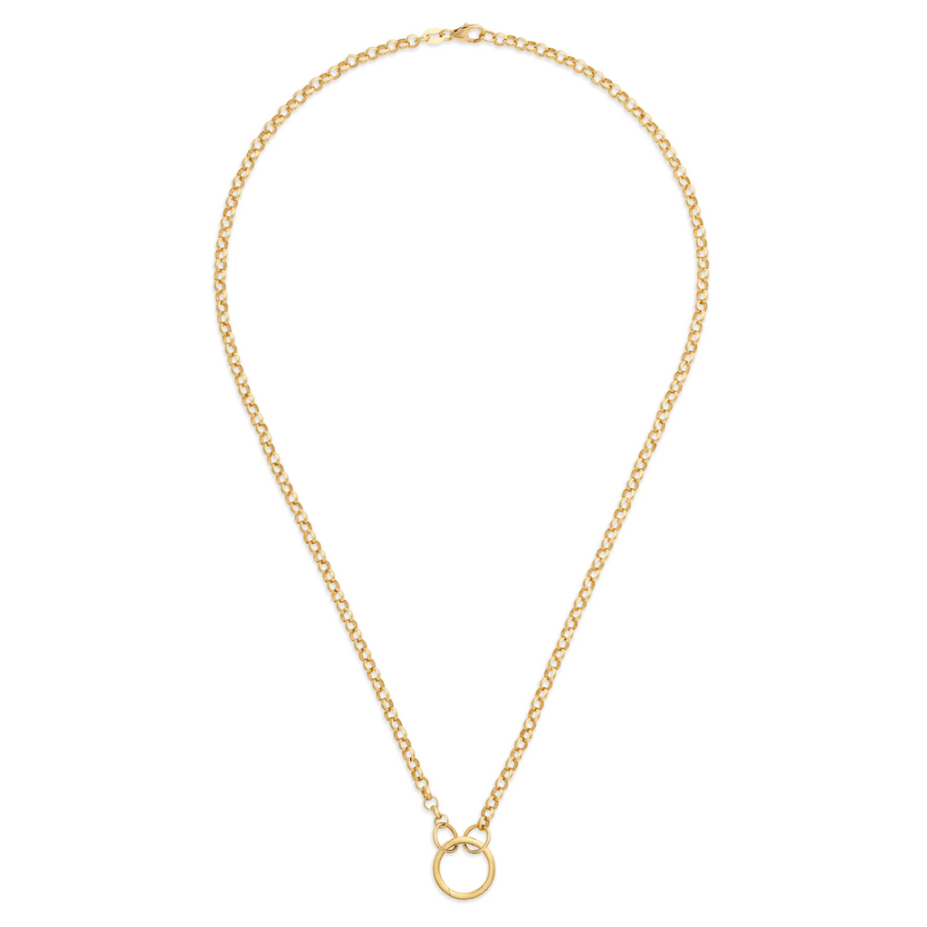 18K Yellow Gold Belcher | Medium Belcher Open Chain with Medium Annex Link | 18K Yellow Gold – FoundRae view 3