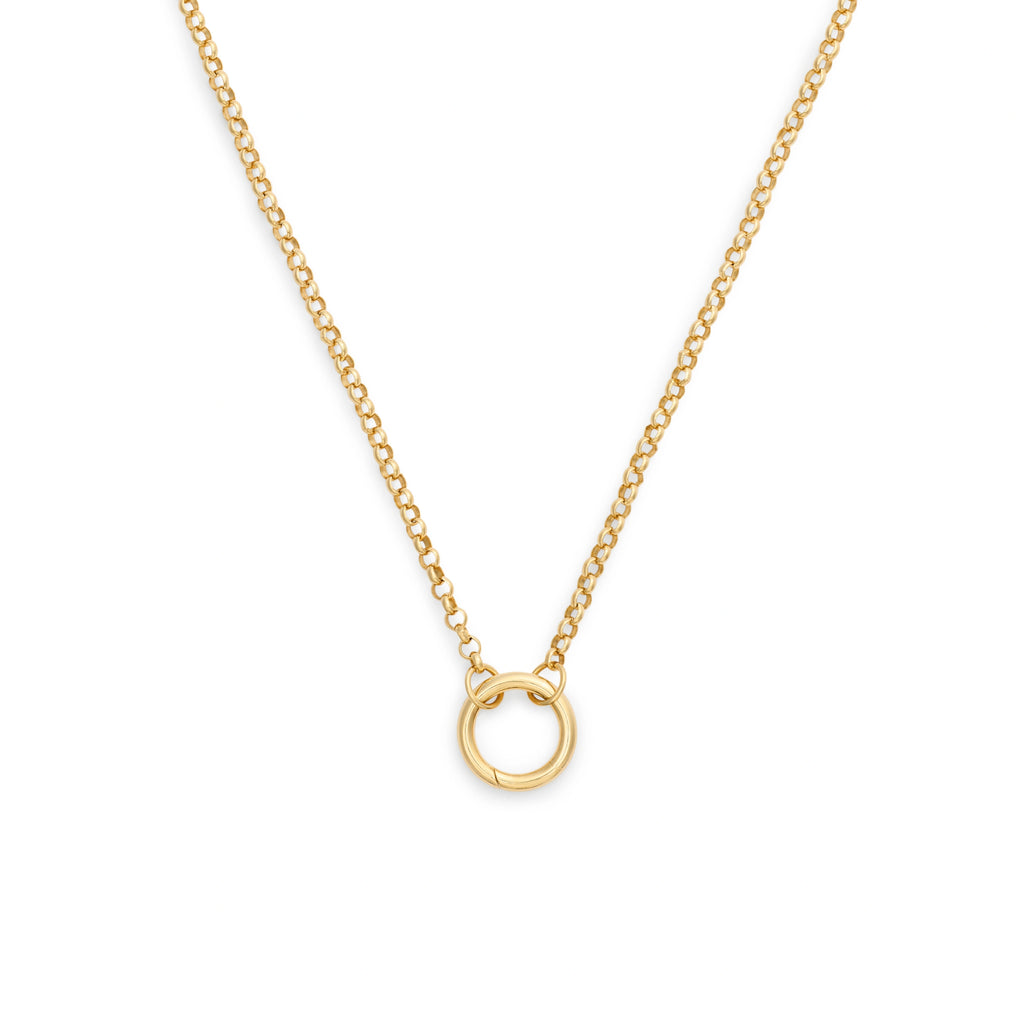 18K Yellow Gold Belcher | Medium Belcher Open Chain with Medium Annex Link | Yellow Gold – FoundRae view 1