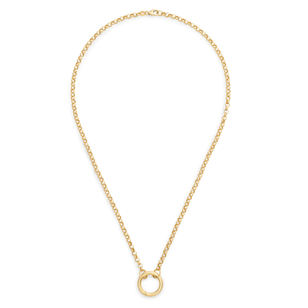 18K Yellow Gold Belcher | Medium Belcher Open Chain with Medium Annex Link | Yellow Gold – FoundRae view 3