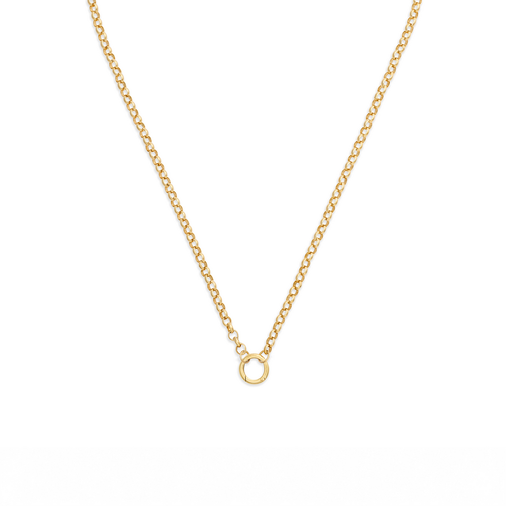 Belcher | Medium Belcher Open Chain with Small Annex Link | 18K Yellow Gold view 1