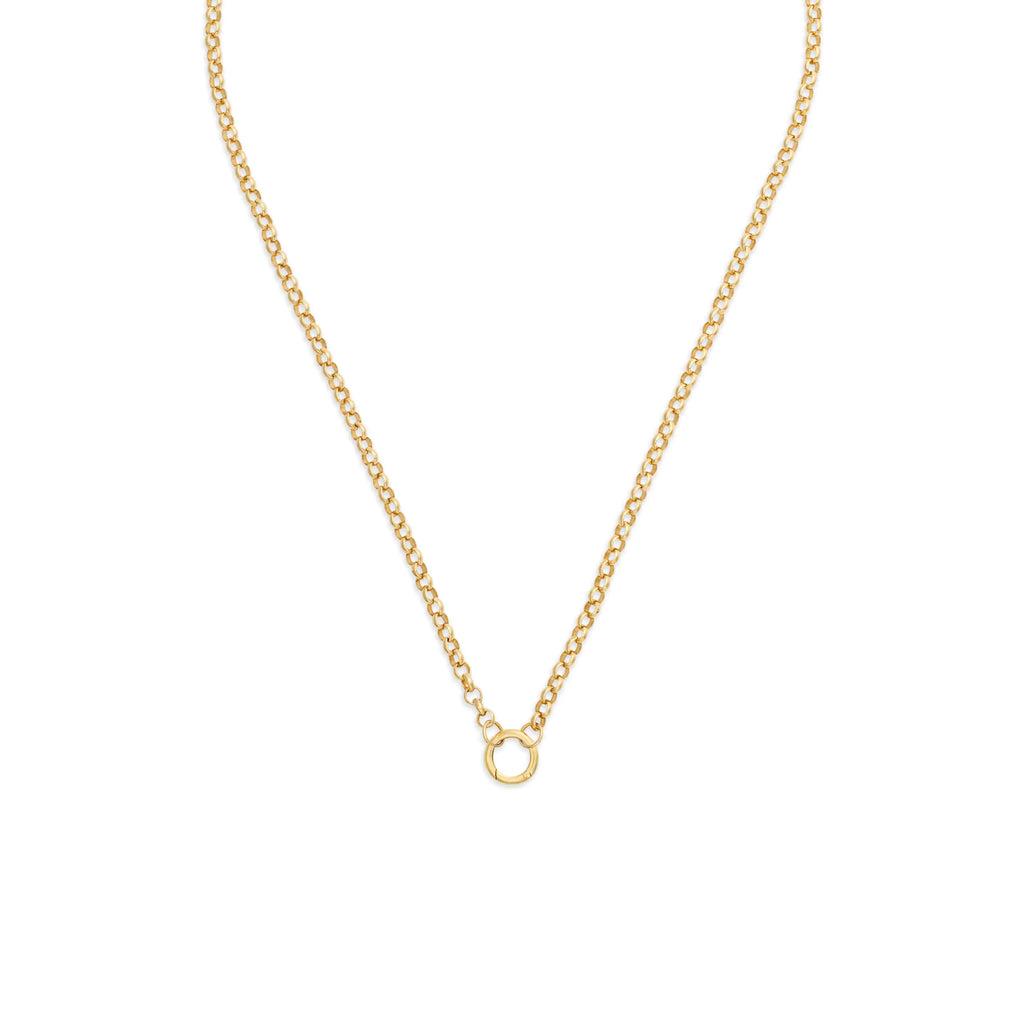 Belcher | Medium Belcher Open Chain with Small Annex Link | 18K Yellow Gold view 1