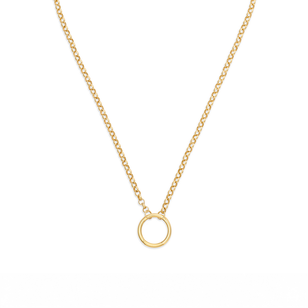 Belcher | Medium Belcher Open Chain with Large Annex Link | 18K Yellow Gold view 1