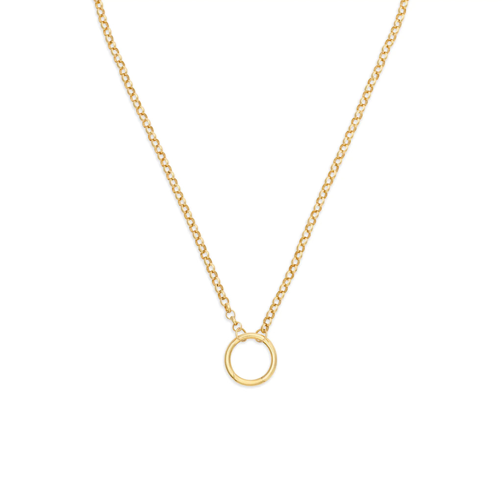 18K Yellow Gold Belcher | Medium Belcher Open Chain with Large Annex Link | 18K Yellow Gold – FoundRae view 1