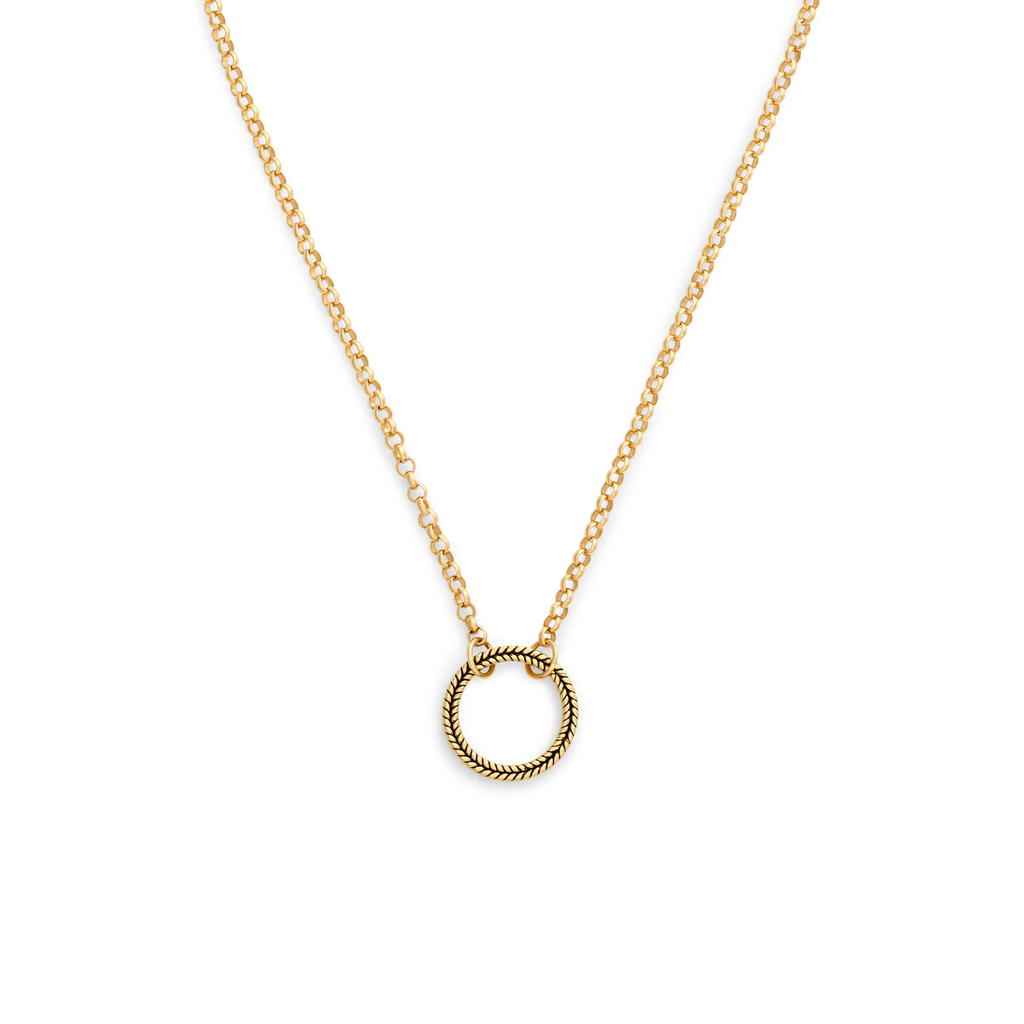 18K Yellow Gold Belcher | Medium Belcher Open Chain with Braided Wheat Annex Link | Yellow Gold – FoundRae view 1