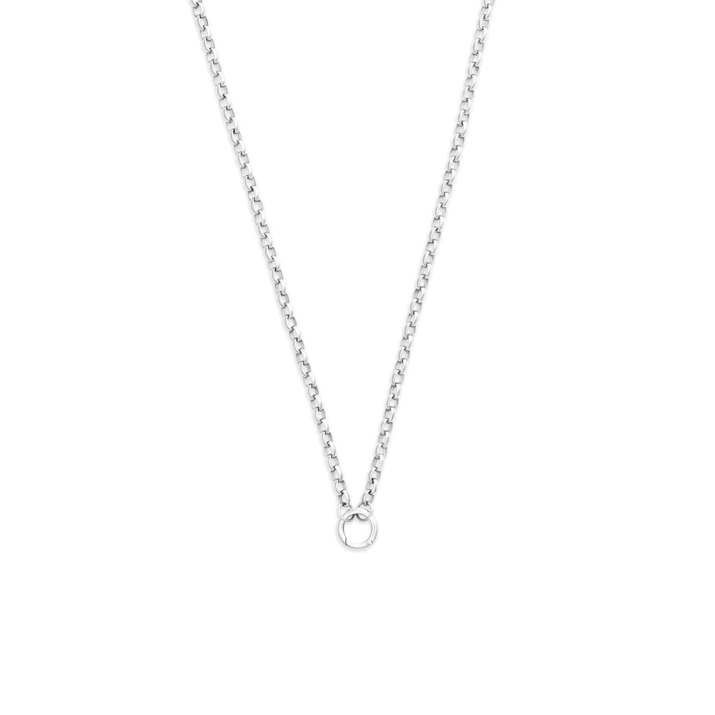 Belcher | Heavy Belcher Open Chain with Small Annex Link | 18K White Gold view 1