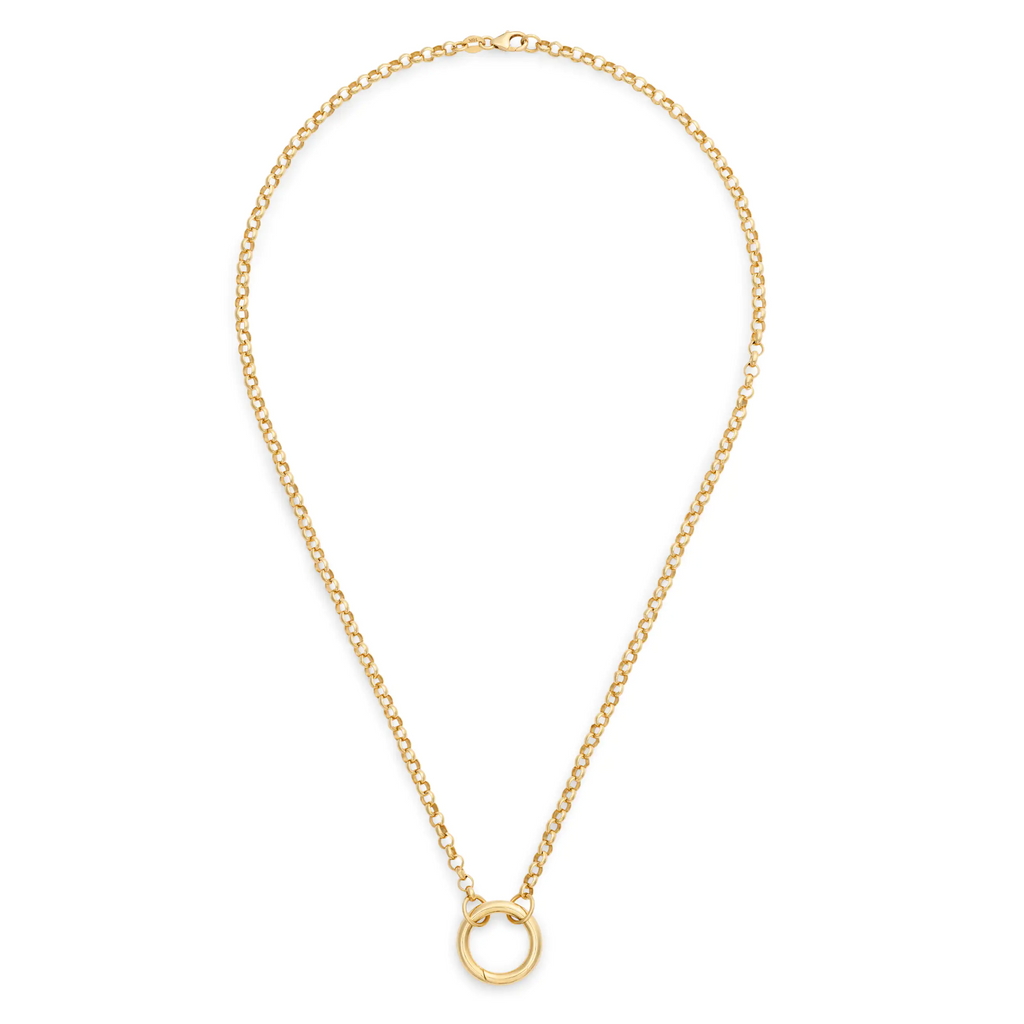 18K Yellow Gold Belcher | Heavy Belcher Open Chain with Medium Annex Link | 18K Yellow Gold – FoundRae view 3