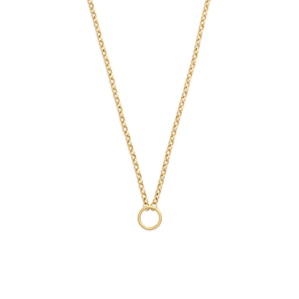Belcher | Heavy Belcher Open Chain with Medium Annex Link | 18K Yellow Gold view 1