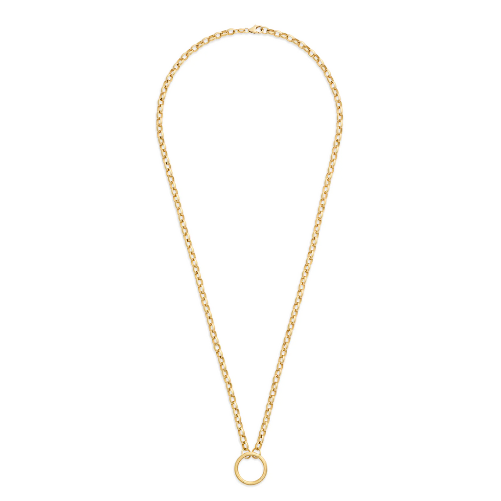 18K Yellow Gold Belcher | Heavy Belcher Open Chain with Medium Annex Link | 18K Yellow Gold – FoundRae view 3