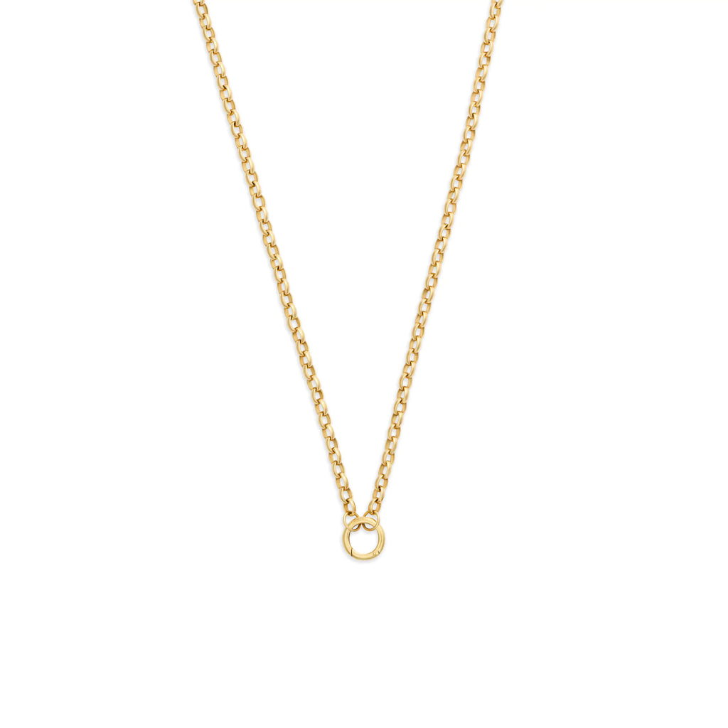 Belcher | Heavy Belcher Open Chain with Small Annex Link | 18K Yellow Gold view 1
