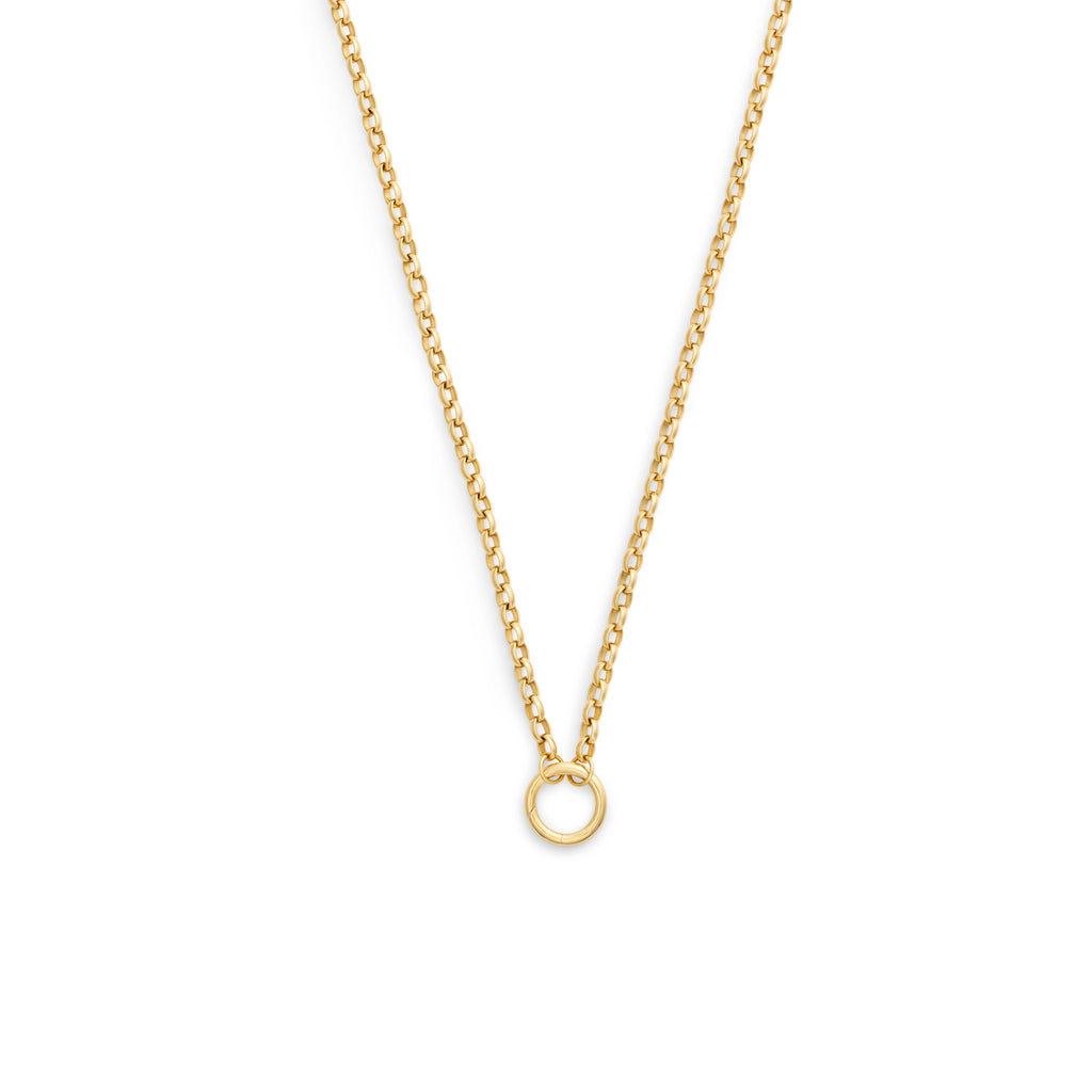 18K Yellow Gold Belcher | Heavy Belcher Open Chain with Large Annex Link | Yellow Gold – FoundRae view 1