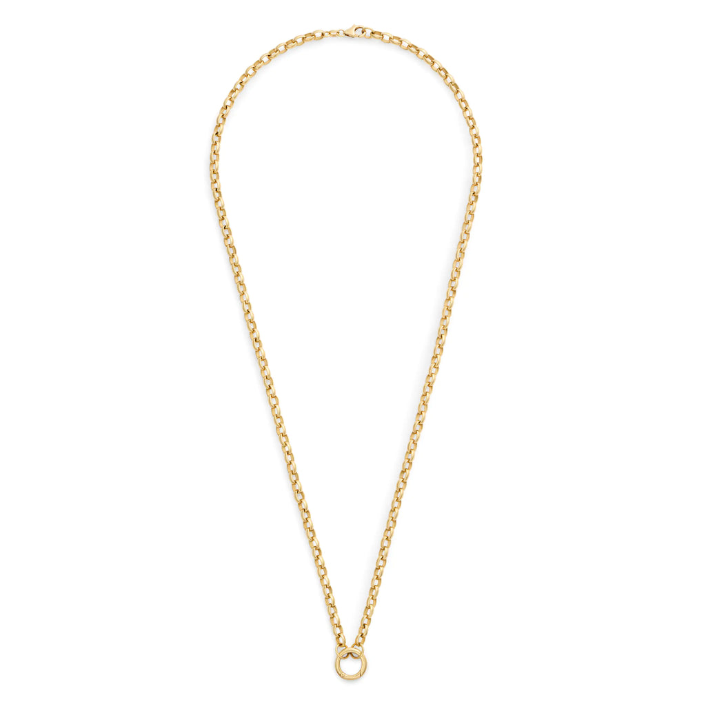 18K Yellow Gold Belcher | Heavy Belcher Open Chain with Annex Link | 18K Yellow Gold – FoundRae view 3