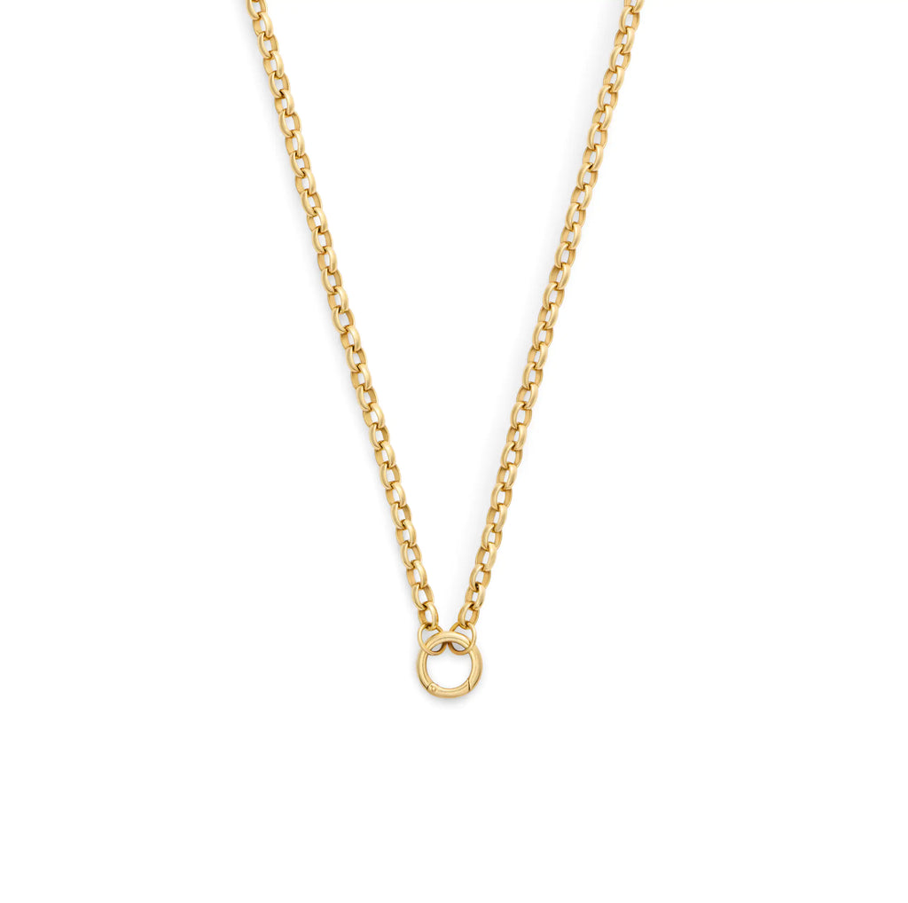 Belcher | Heavy Belcher Open Chain with Annex Link | 18K Yellow Gold view 1
