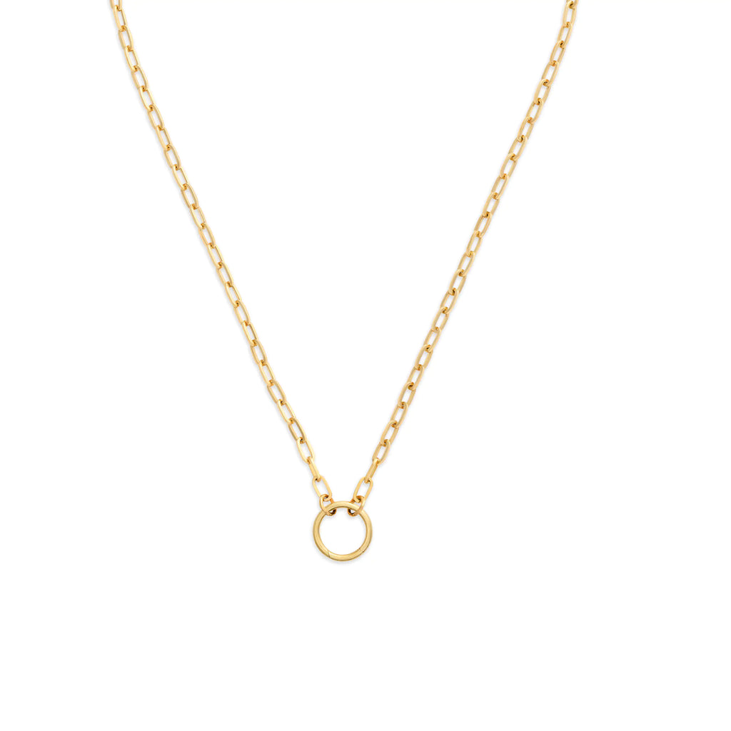 Clip | Small Clip Open Chain with Medium Annex Link | 18K Yellow Gold view 1