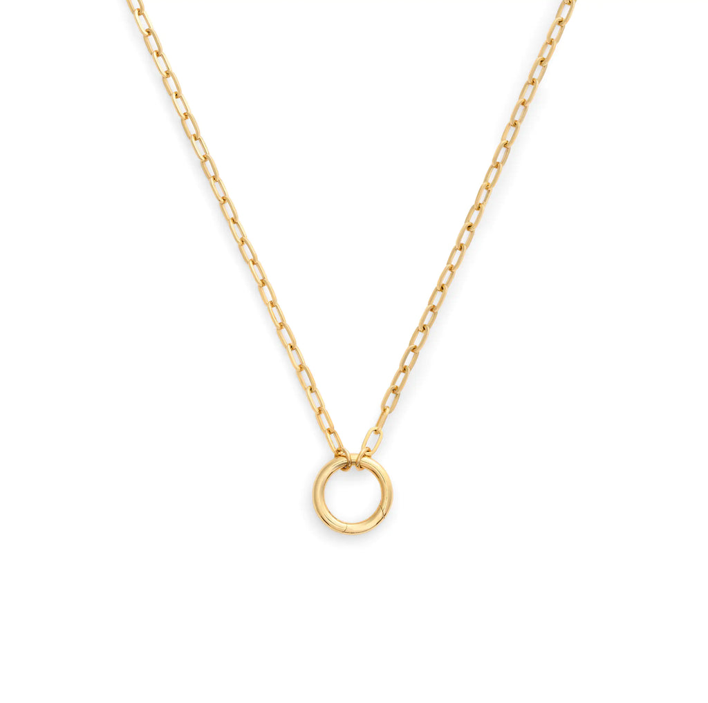 Clip | Small Clip Open Chain with Small Annex Link | 18K Yellow Gold view 1