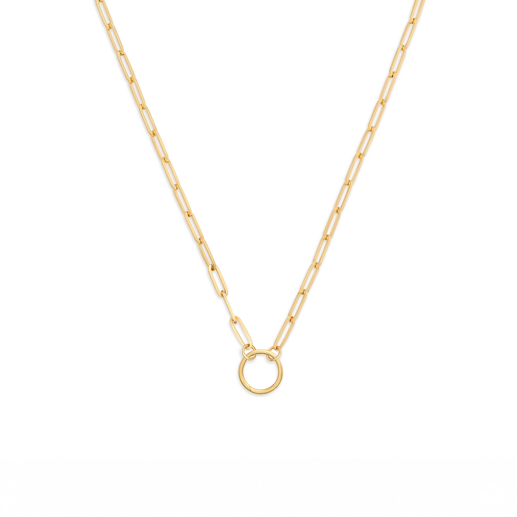 Clip | Medium Clip Open Chain with Medium Annex Link | 18K Yellow Gold view 1