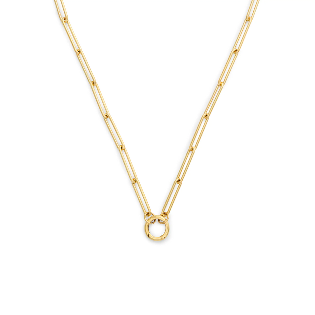Clip | Large Clip Open Chain with Medium Annex Link | Yellow Gold view 1