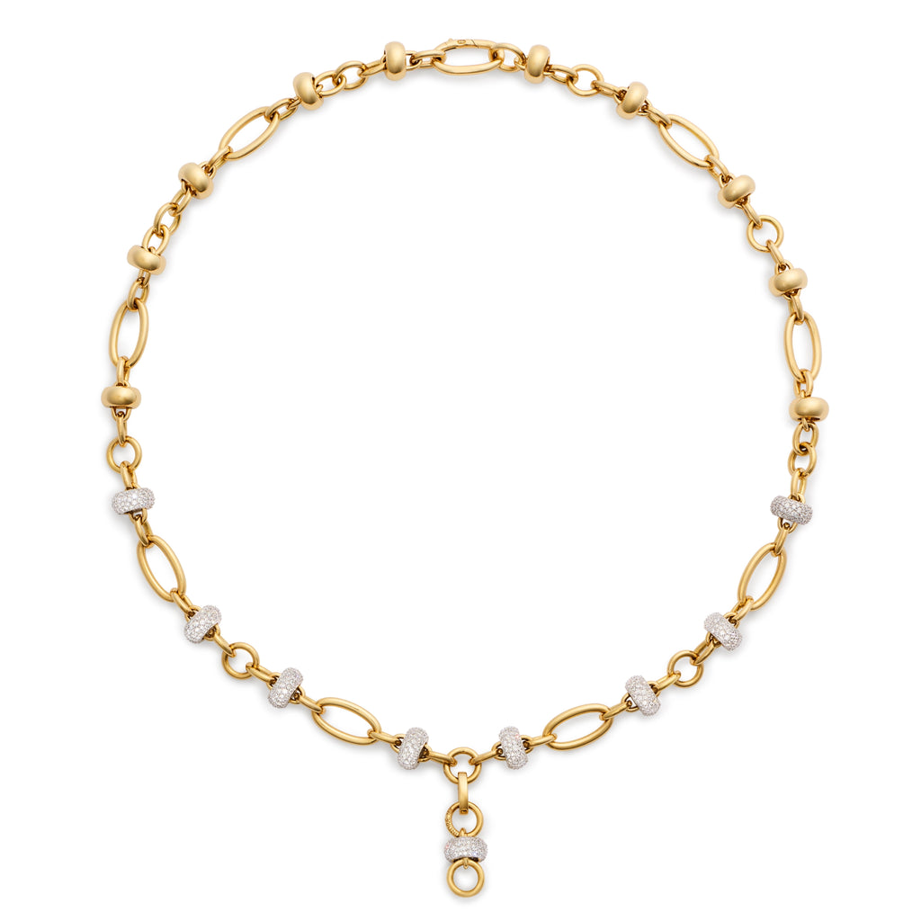 18K Yellow Gold Orbit | Orbit Extension Chain | Diamonds, Yellow Gold – FoundRae view 3
