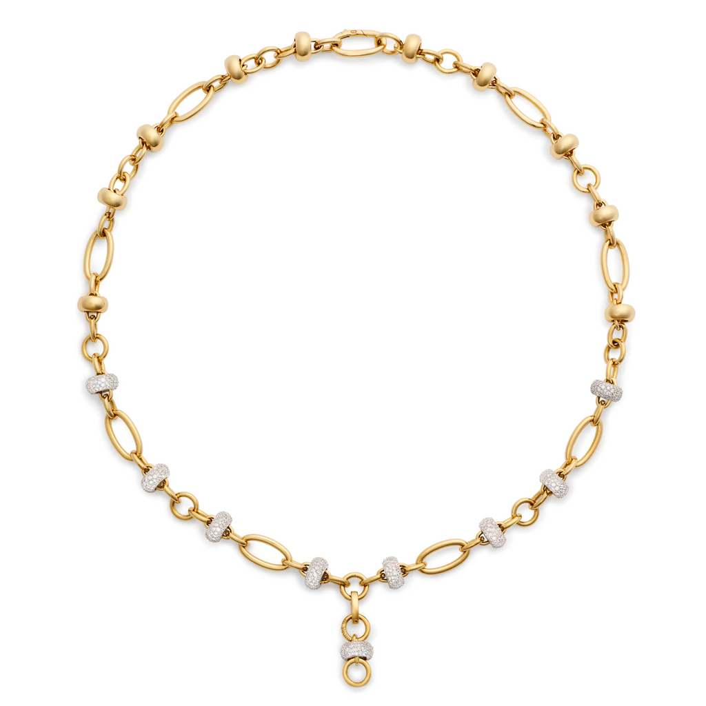 18K Yellow Gold Orbit | Orbit Extension Chain | Diamonds, 18K Yellow Gold – FoundRae view 3