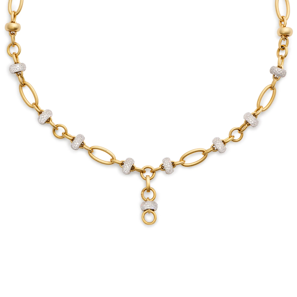 Orbit | Orbit Extension Chain | Diamonds, Yellow Gold view 1