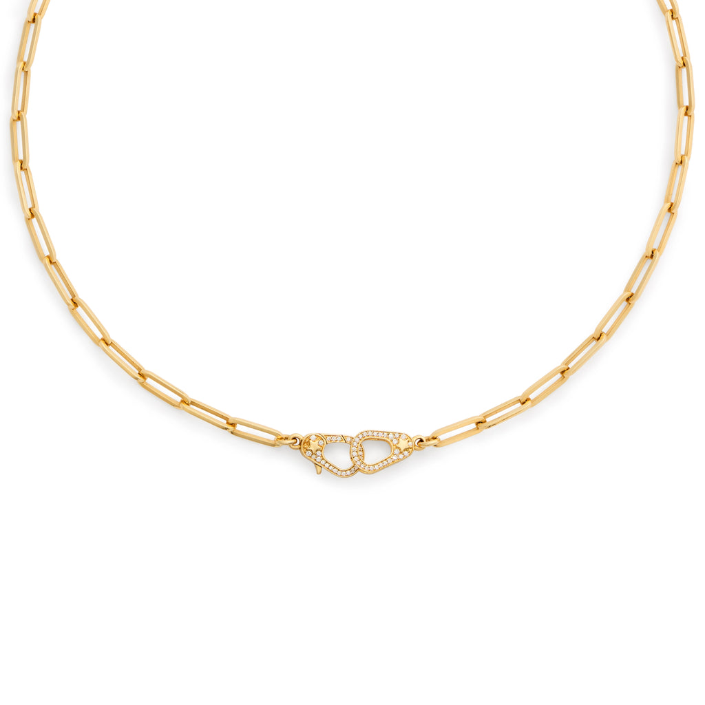 Clip | Medium Clip Chain with Sister Hooks | Yellow Gold view 1