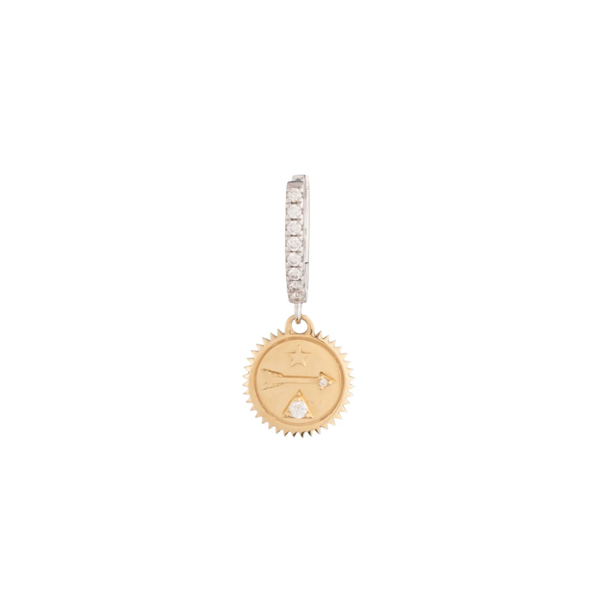 FOUNDRAE 18K ダイヤモンド シングルピアス 18K Gold Luxury Designer Diamond Jewelry | FoundRae