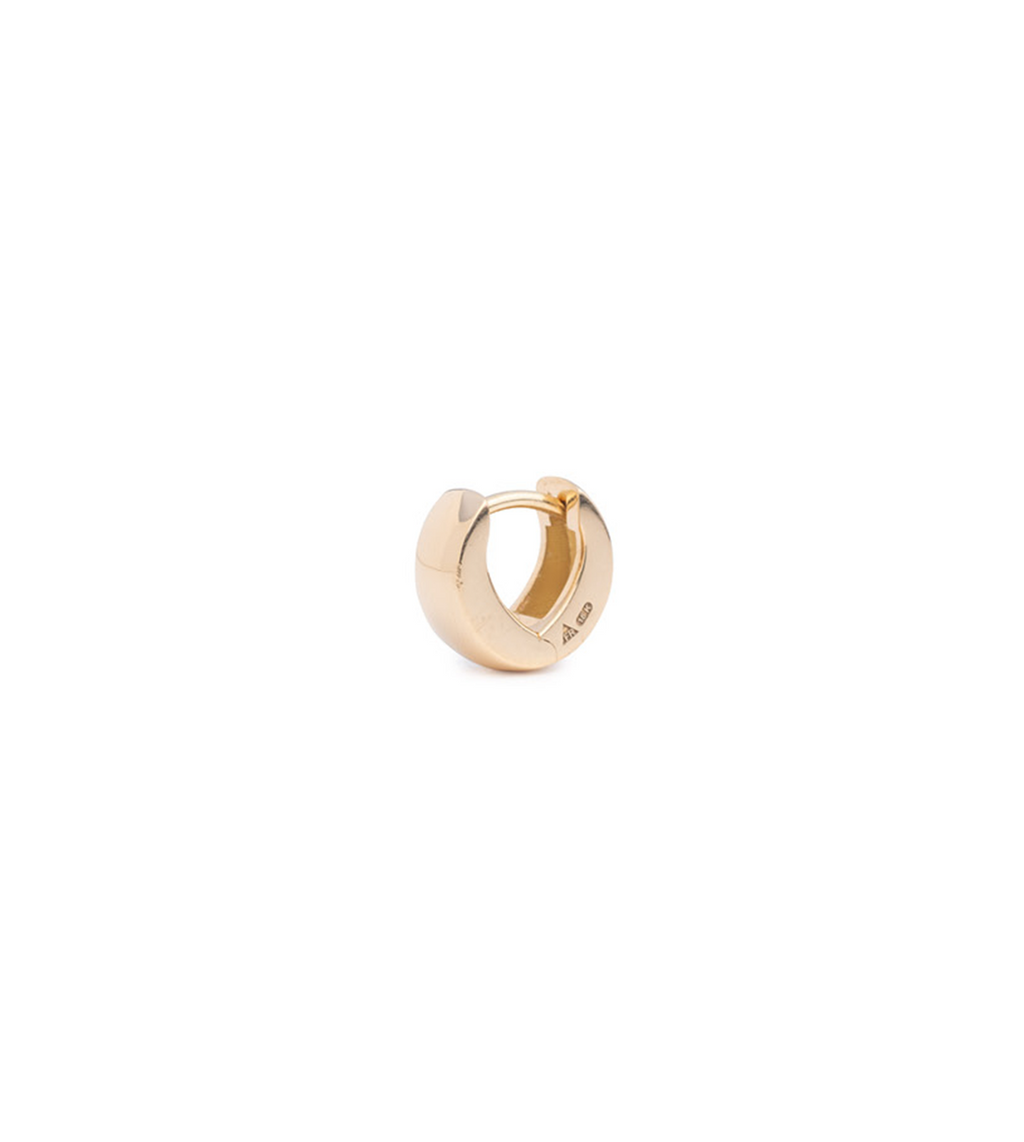 Love : Chubby Gold Huggie Earring view 1