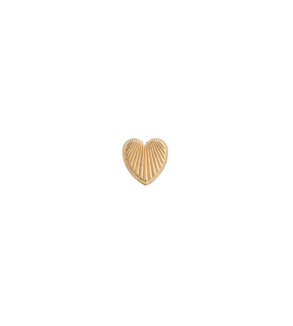 True Love : Mini Heart Token Ear Stud view 1