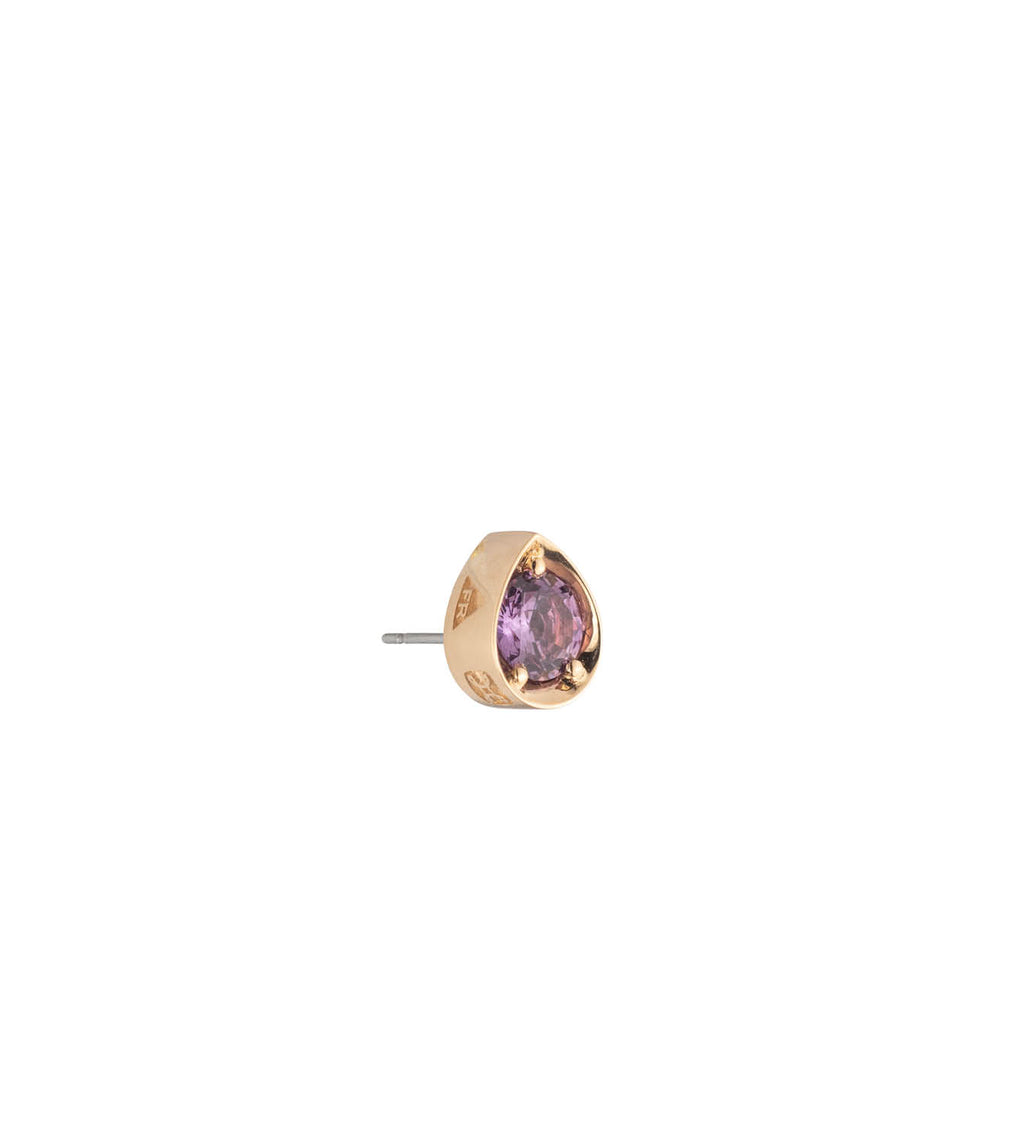 18K Yellow Gold Forever & Always a Pair - Love : 0.5ct Lilac Sapphire Gemstone Stud Earring – FoundRae