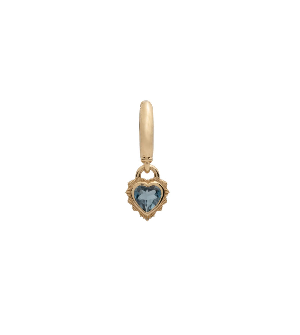 Heart: London Blue Topaz Drop Earring view 1