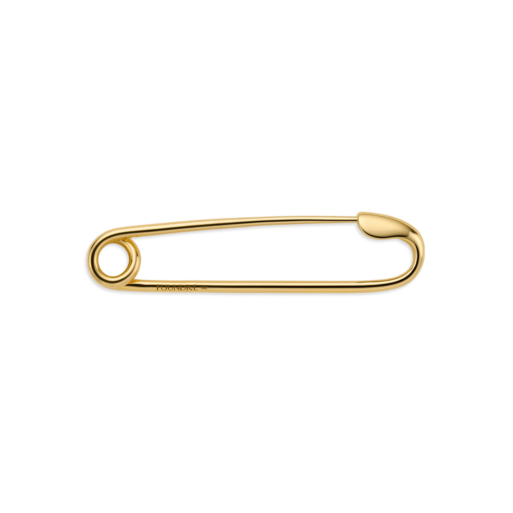 Safety Pin | Yellow Gold view 1