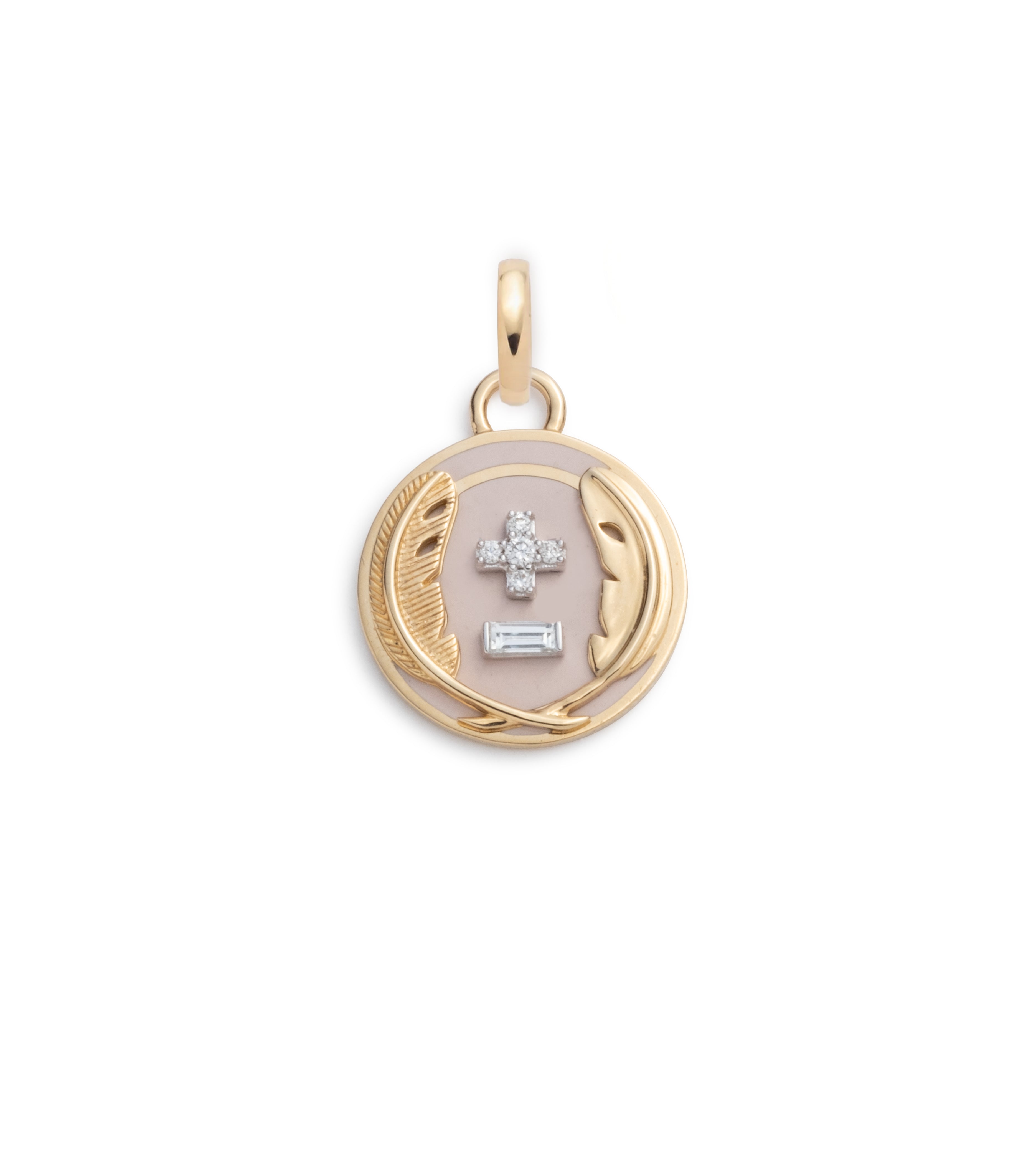 Vivacity : Petite Ceramic Medallion with Annex Link