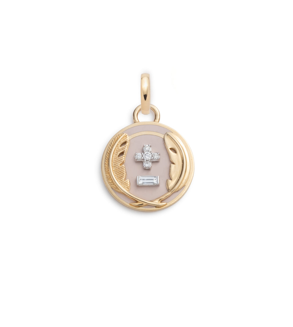 Vivacity : Petite Ceramic Medallion with Annex Link view 1