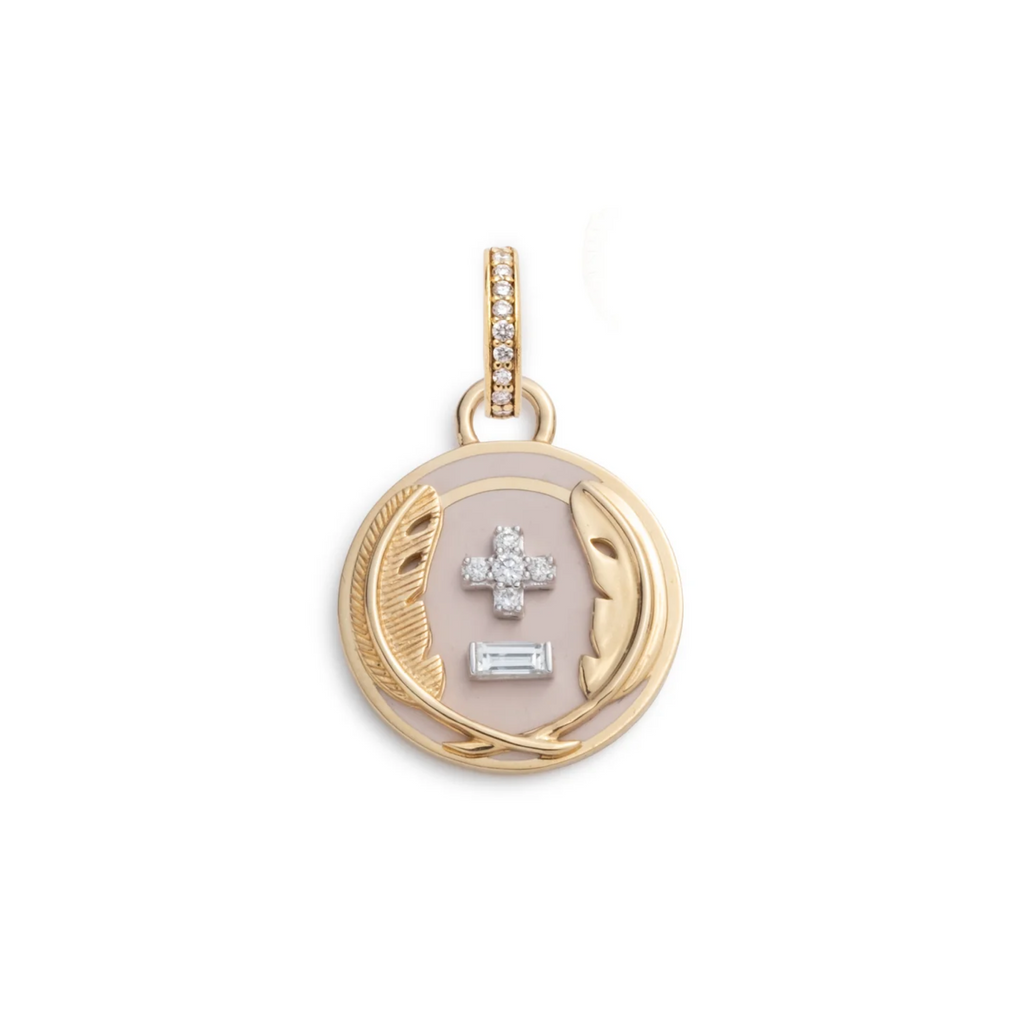 Vivacity : Petite Ceramic Medallion with Annex Link view 1