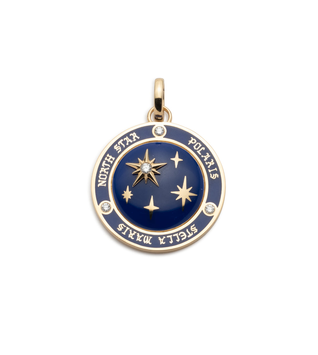 North Star - Internal Compass : Large Ceramic Medallion with Annex Link view 1