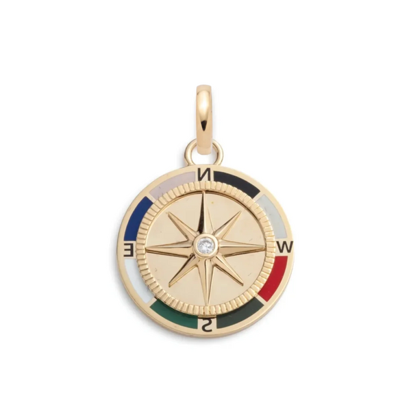 Internal Compass : Medium Ceramic Medallion with Annex Link