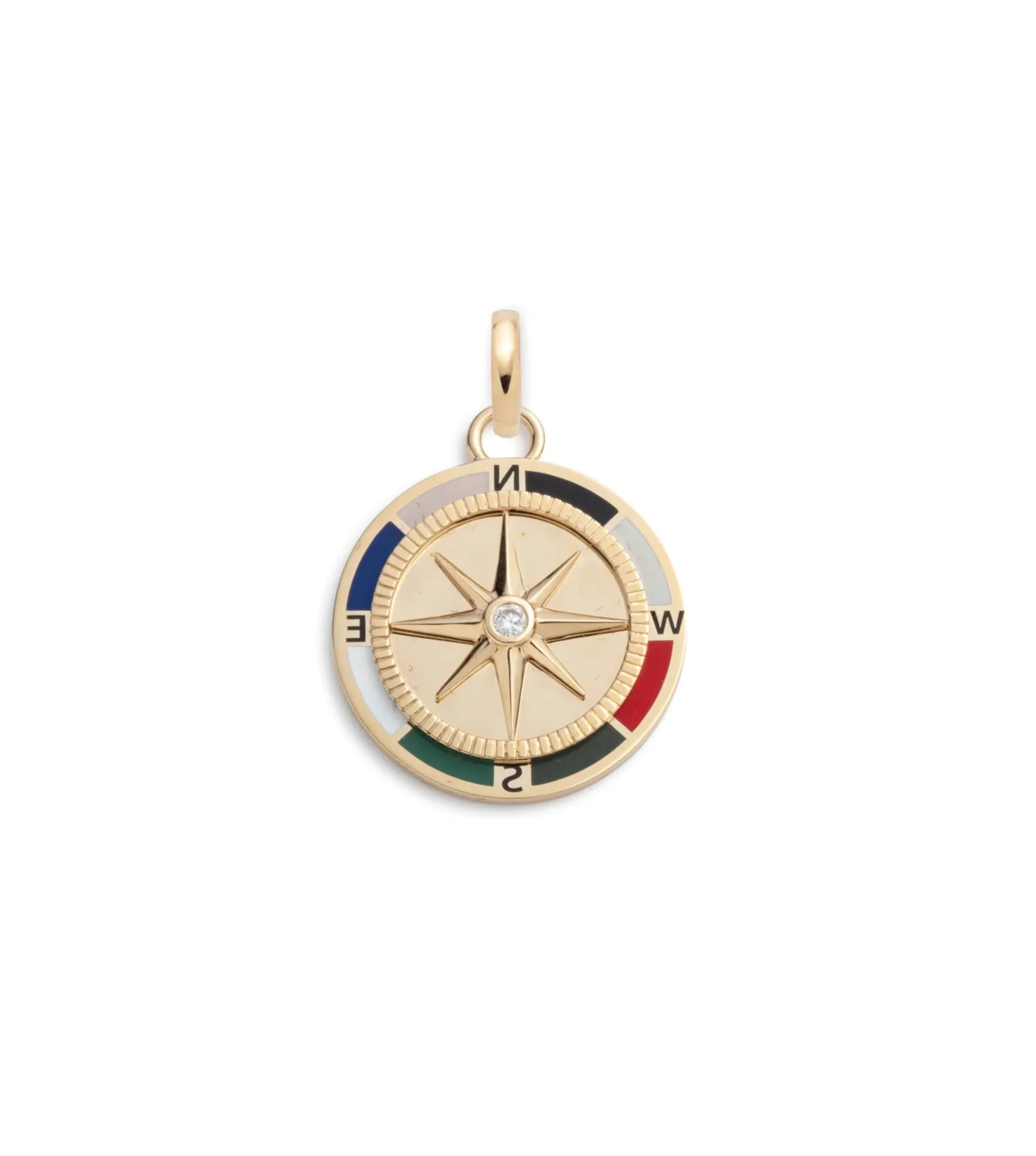 Internal Compass : Medium Ceramic Medallion with Annex Link