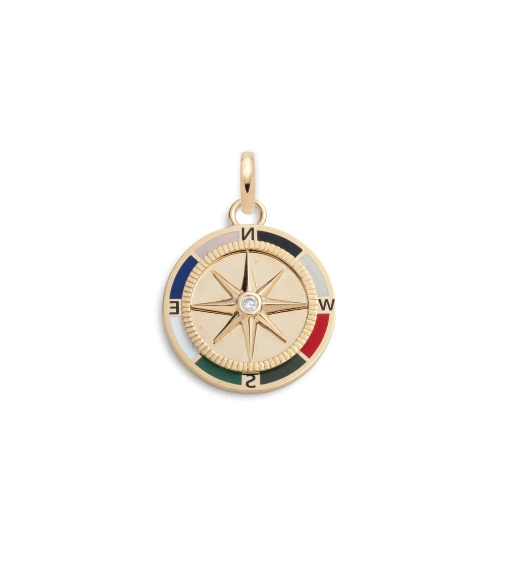 Internal Compass : Medium Ceramic Medallion with Annex Link view 1