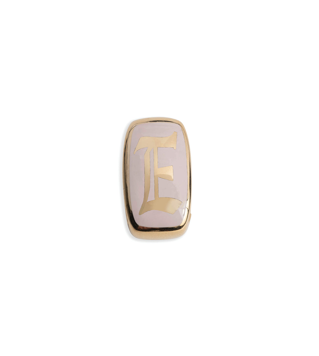 Initials & Numbers : Blush Ceramic Oversized Heart Slide view 1