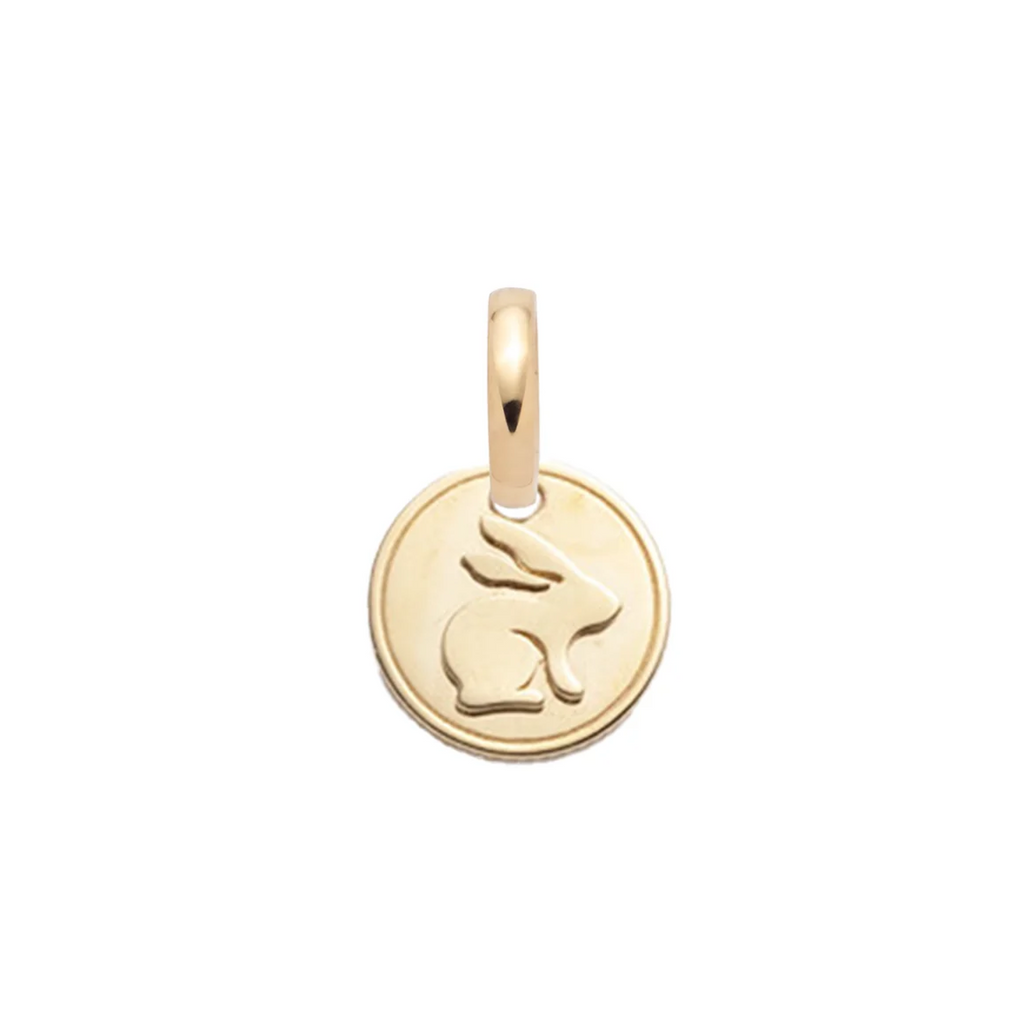 18K Yellow Gold Bunny - Love : Miniature Coin with Annex Link – FoundRae view 2