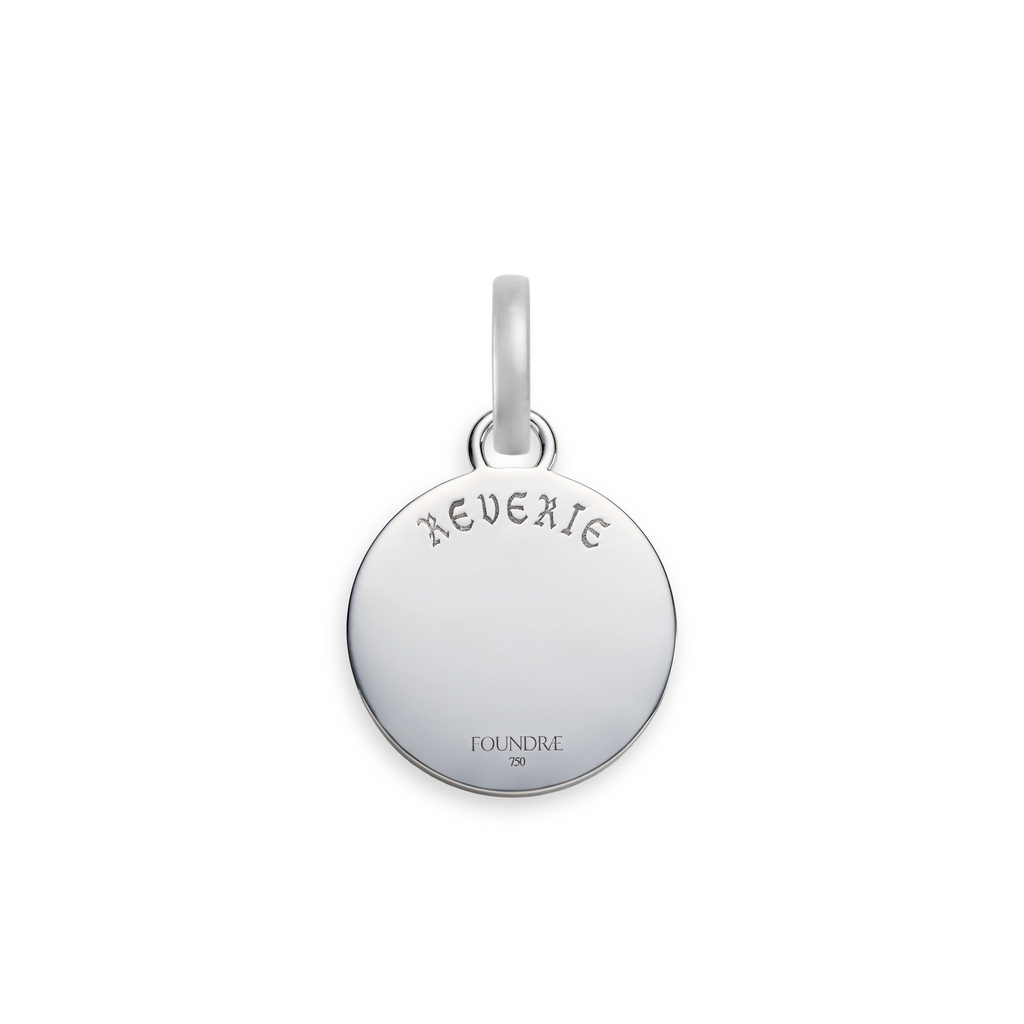 18K Mixed Gold Reverie | Butterfly Baby Medallion | Diamonds, Mixed Gold – FoundRae view 4