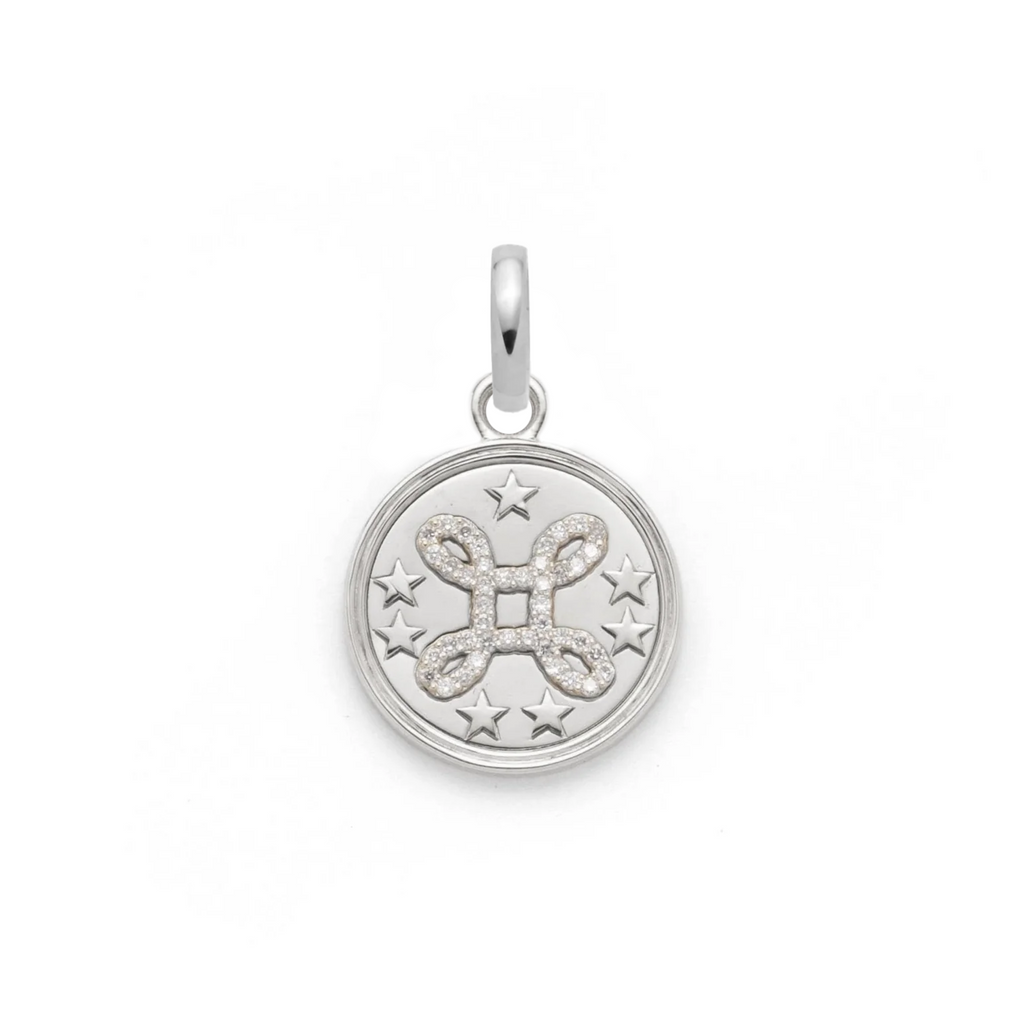 18K Yellow Gold True Love Baby Medallion : in Gold with Diamonds and an Annex Link – FoundRae view 3