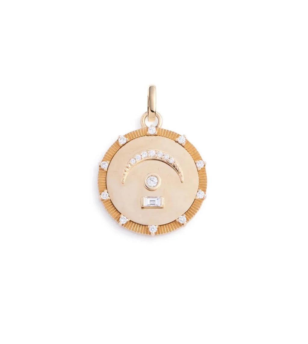 Pause - Internal Compass : Medium Medallion Diamond with Oval Pushgate view 1