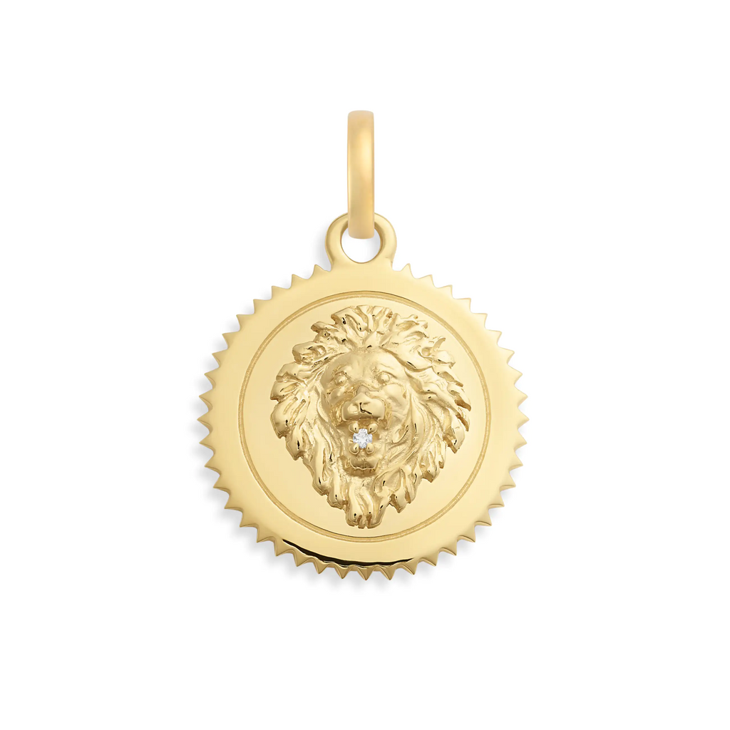 Strength | Medium Medallion | Diamond, Yellow Gold view 1