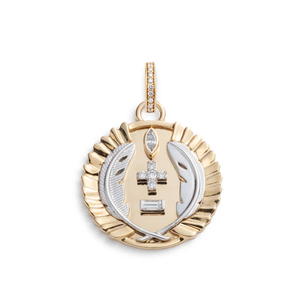 Vivacity : Medium Diamond Medallion with Annex Link view 1