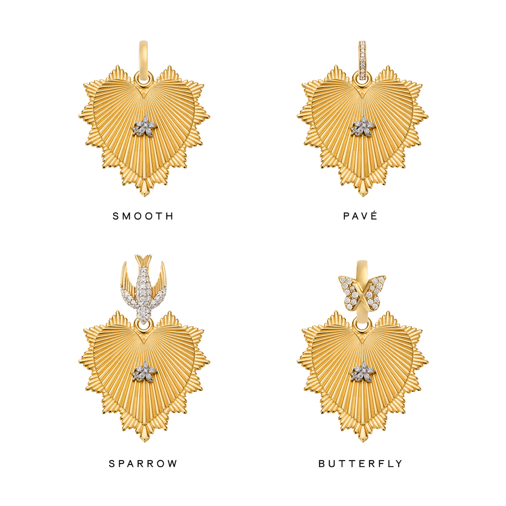 18K Yellow Gold True Love | Heart Love Token Oversized Medallion | 18K Yellow Gold – FoundRae view 20